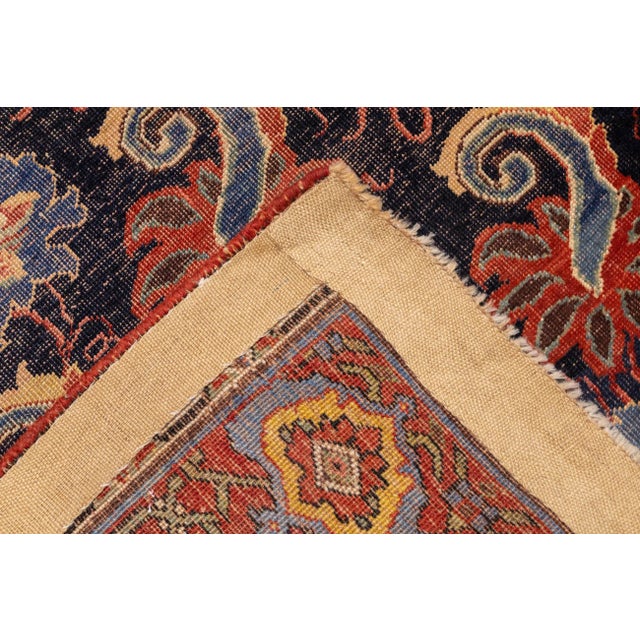 Antique Persian Bidjar Rug 7'1'' X 13'7'' For Sale - Image 4 of 9