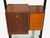 Italian Modern, Floor to Ceiling Bookcase, Stained Wood, Glass, Italy, 1940s For Sale - Image 9 of 18
