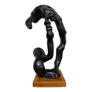 1970s Modern Surreal Sculpture by Klara Sever For Sale