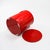 Red Plastic Laundry Basket and Stool from Gedy, Italy, 1970s For Sale - Image 11 of 14