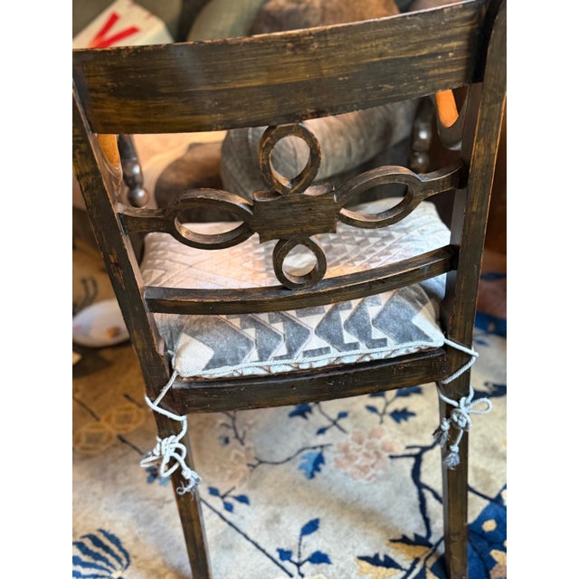 19th Century English Regency Painted Chair For Sale In New York - Image 6 of 6