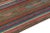 Rug & Kilim 1950s Vintage Chaput Kilim Rug in Multicolor Striped Patterns, Polychromatic For Sale - Image 4 of 7