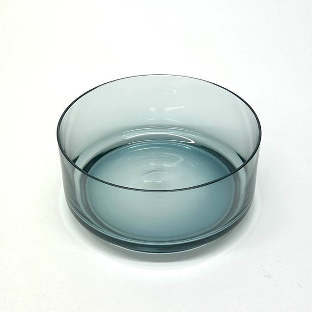 Mixed Grey Tinted Glass Vessels - Group of 5 For Sale - Image 12 of 12