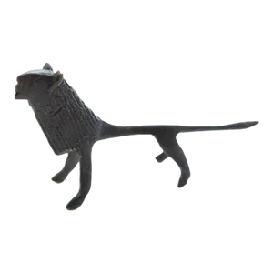 Vintage African Lion With Dark Patina