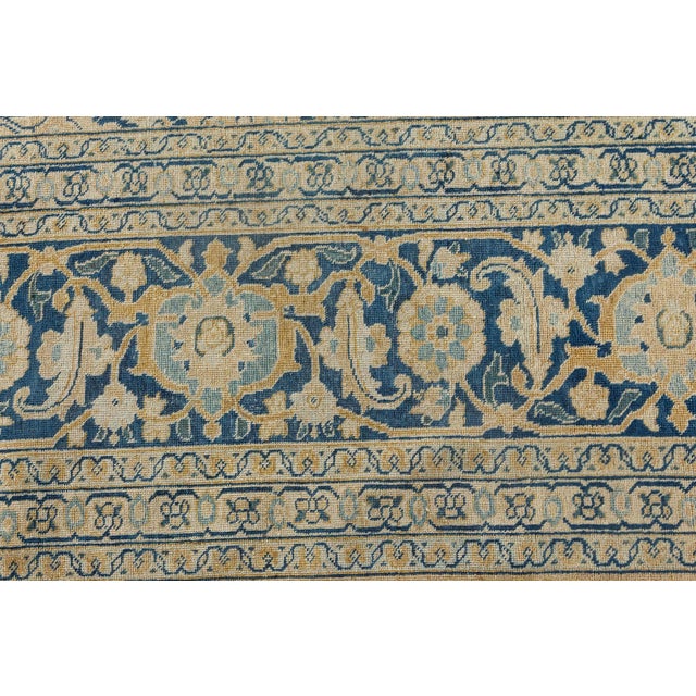 Early 20th Century Early 20th Century Persian Tabriz Handmade Wool Rug For Sale - Image 5 of 8