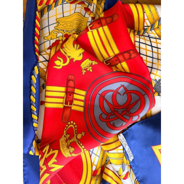 Hermès Grande Tenue 1998 Silk Scarf Designed by Henri D’Origny For Sale In New York - Image 6 of 12