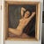 1900 German School Oil Painting on Board of a Reclining Female Nude, Framed and Signed For Sale - Image 10 of 10