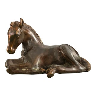 Dodge Gladys Brown Edwards Horse Bronze Metal Horse Figure, 20th Century For Sale