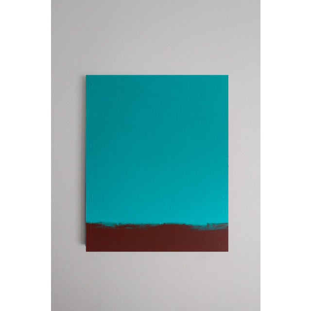 Bodasca, Meditative Turquoise, 2026, Acrylic Painting on Canvas For Sale - Image 10 of 10