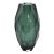 Hand-Blown Murano Modern Tall Faceted Vase in Eucalyptus Green Large For Sale