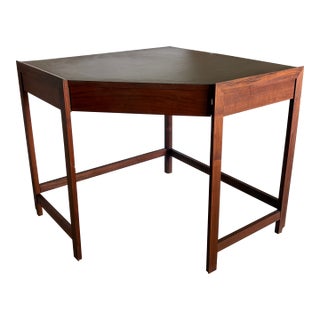1960s Walnut Corner Desk. For Sale