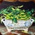Keller Charles Toleware Serving Tray With Stephanie Hoppen Artwork Featuring Blue and White Porcelain For Sale - Image 4 of 11