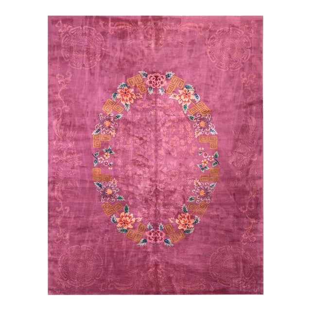 1920s Chinese Art Deco Carpet For Sale
