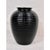 Add a striking graphic element to your shelf styling or tablescape with this fabulous vintage glossy black glass vase....