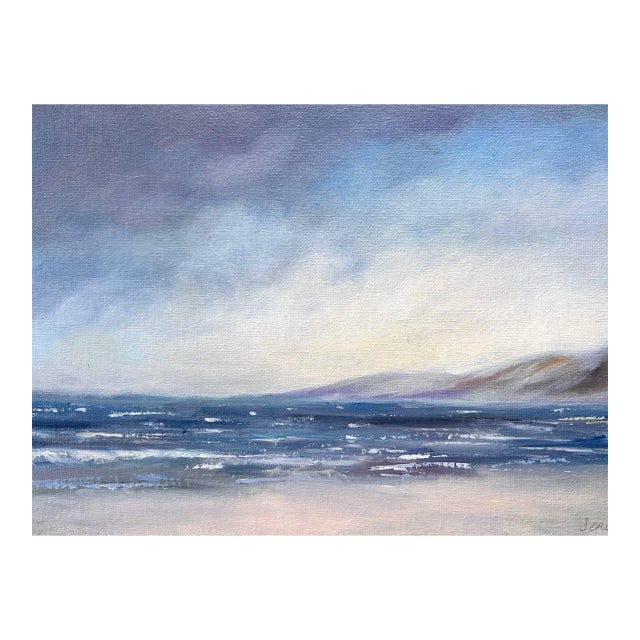 Seascape Painting Oil on Canvas Wall Decor by Artist Valeriya Serova For Sale