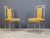 1970s Vintage Brass Dining Chairs attributed to Belgochrom, 1970s, Set of 4 For Sale - Image 5 of 14