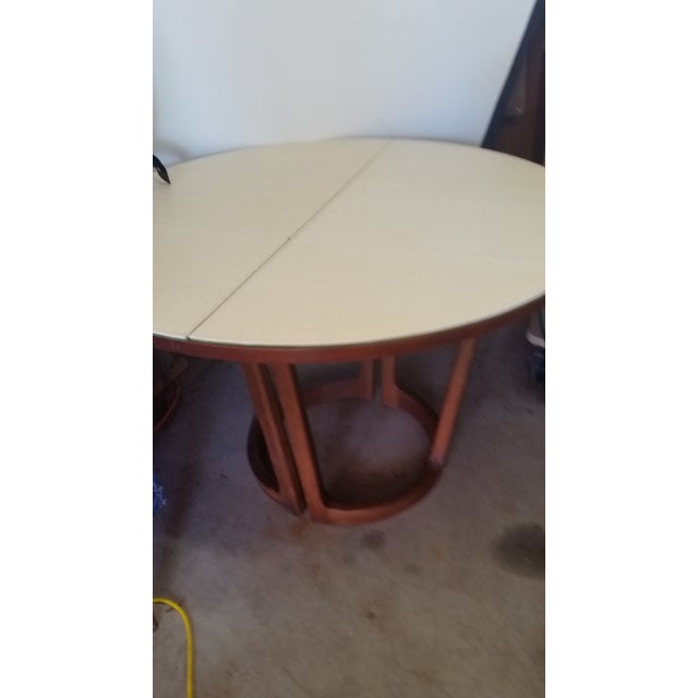 Lane Rhythm Round Dining Table Leaf Pads Chairish