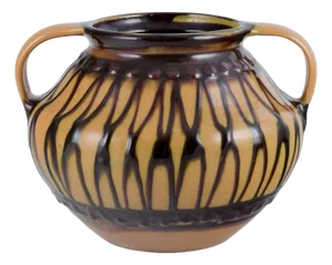 Ceramic Vase with Two Handles from Kähler, Denmark, 1930s