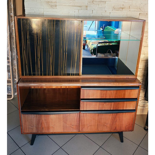 Czechoslovakian Cabinet attributed to B. Landsman for Jitona, 1960s For Sale - Image 11 of 16