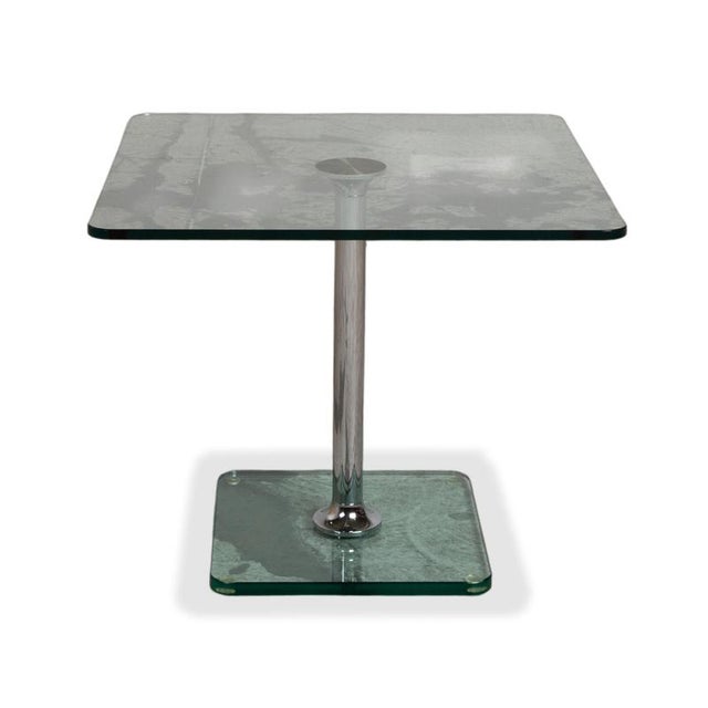 Glass and Chrome Coffee Table from Draenert For Sale - Image 9 of 10