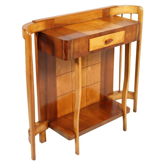 Art Deco Console with Mirror, Set of 2 For Sale - Image 4 of 9