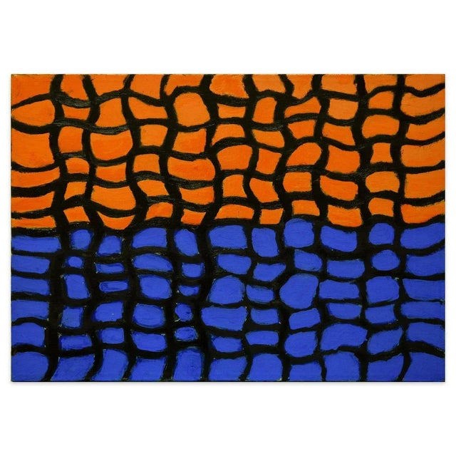 Reticulum - Oil Painting 2019 by Giorgio Lo Fermo 2019 For Sale - Image 4 of 4