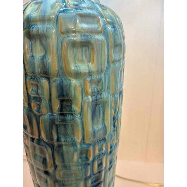 Mid-Century Modern 1980s Euro Design Mid Century Modern Style Table Lamps-a Pair For Sale - Image 3 of 5