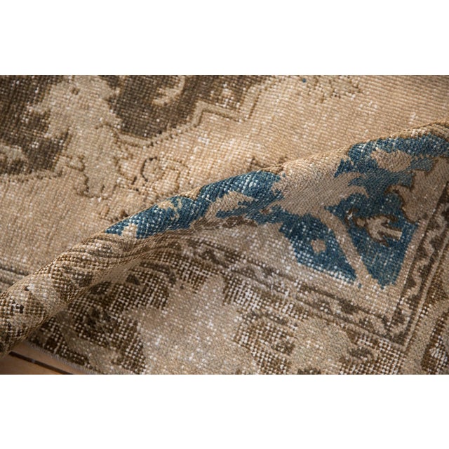 Textile Vintage Distressed Oushak Rug - 3'8" x 5'8" For Sale - Image 7 of 9