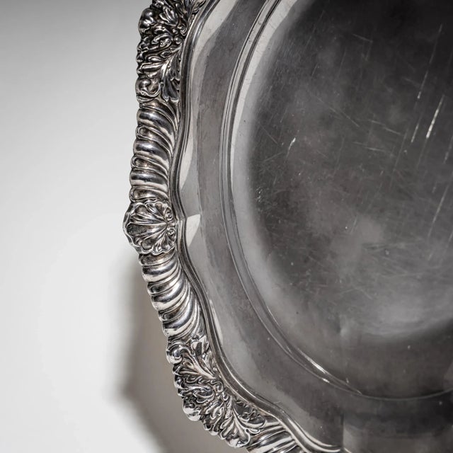 French Silver Plate from Lebrun For Sale - Image 4 of 7