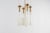 Gold Mid-Century Brass and Glass Suspension Lamp from Arredoluce Monza, Italy, 1960s For Sale - Image 8 of 18