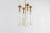 Gold Mid-Century Modern Brass and Glass Suspension Lamp from Arredoluce Monza, Italy, 1960s For Sale - Image 8 of 18