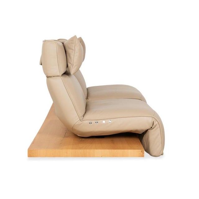 Free Motion Etino Two-Seater Sofa in Leather from Koinor For Sale - Image 17 of 18