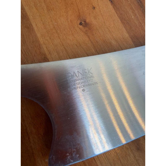 Mid-Century Modern Vintage Dansk Torun Mid-Century Modern Teak and Stainless Steel Cheese Knife For Sale - Image 3 of 6