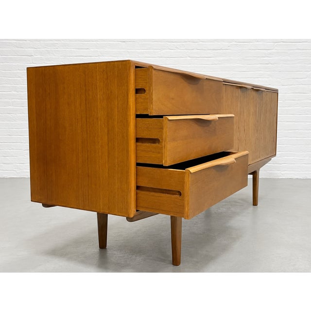 Funky Sculptural Mid Century Modern Styled Credenza | Teak Media Stand | Handmade Sideboard For Sale In New York - Image 6 of 13