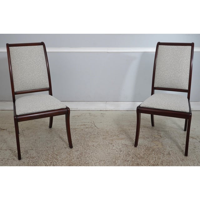 Set of 8 Henkel Harris Mahogany Dining Chairs For Sale - Image 14 of 18