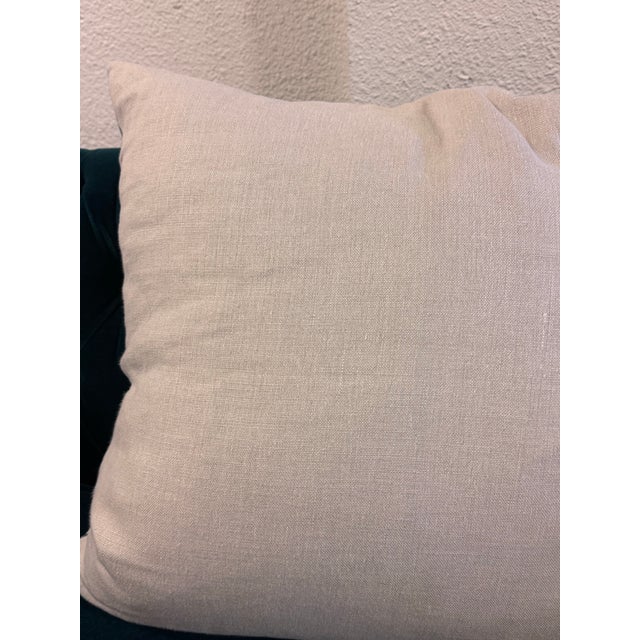 Blue St. Frank Indigo Arrows Throw Pillows, Pair For Sale - Image 8 of 12