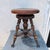 Early 1900s Oak Wood Piano Stool With Glass Ball Claw Feet For Sale - Image 4 of 18