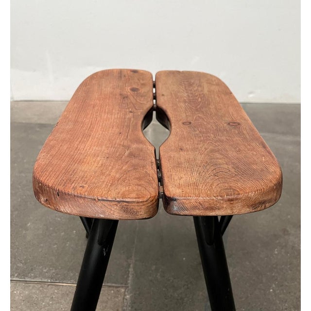 Mid-Century Pirkka Stool by Ilmari Tapiovaara for Laukaan Puu For Sale - Image 15 of 18