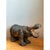 Vintage Boho Slab Built Ceramic Hippo For Sale - Image 12 of 12