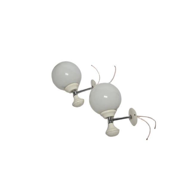 1970s Art Deco Sconces, Poland, 1970s, Set of 2 For Sale - Image 5 of 11