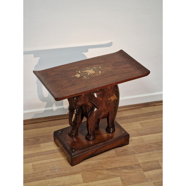 Southeast Asian Style Coffee Table in Teak, 1940s For Sale - Image 3 of 17