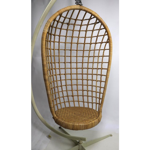 Wicker pod chair clearance
