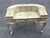 Chinoiserie Multiple Compartments Asian Writing Table Desk Rounded Back and glass included