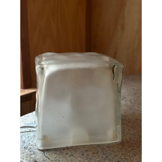 Vintage Scandinvian Ice Cube Lamp in Frosted Glass from Ikea, 1990s For Sale - Image 13 of 14