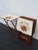Scheibe Mid Century Folding Wooden Tv Trays Floral Top 4pc Set With Stand 6896 For Sale - Image 14 of 18