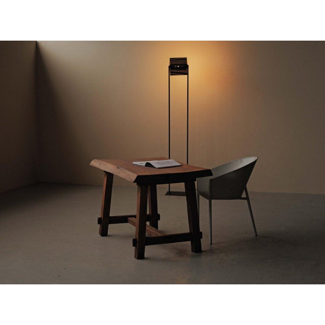 Vintage French Desk in Oak, 1970 For Sale - Image 9 of 18