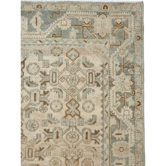 Rustic Galerie Shabab Collection Mid-20th Century Persian Malayer Accent Rug For Sale - Image 3 of 8