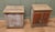 Two French Rustic 2 Door Cupboards with Distressed Worn Paint These are deceptively heavy pieces, they are made in Solid...