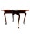 1940s Vintage Queen Anne-Style Mahogany Drop-Leaf Console & Dining Table, C. 1940 For Sale - Image 5 of 10