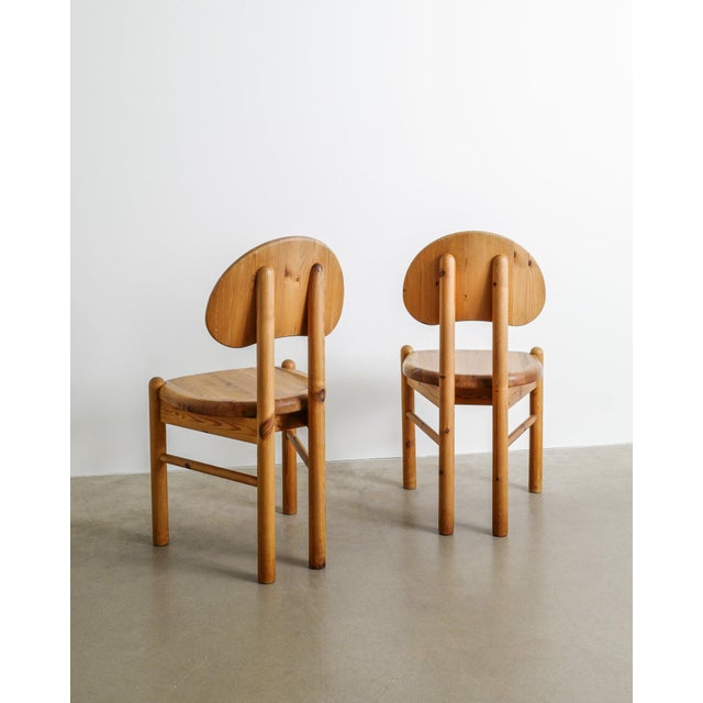 1970s Mid-Century Danish Wooden Dining Chairs by Rainer Daumiller for Hirtshals Sawmill, Denmark, 1970s, Set of 4 For Sale - Image 5 of 7
